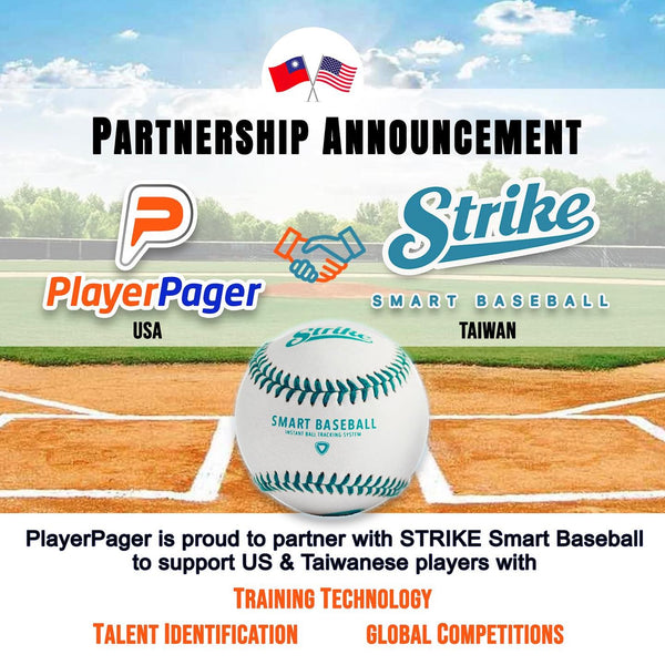 Strategic partnership: STRIKE Smart Baseball and PlayerPager aim to support student-athlete baseball players in US & Taiwan